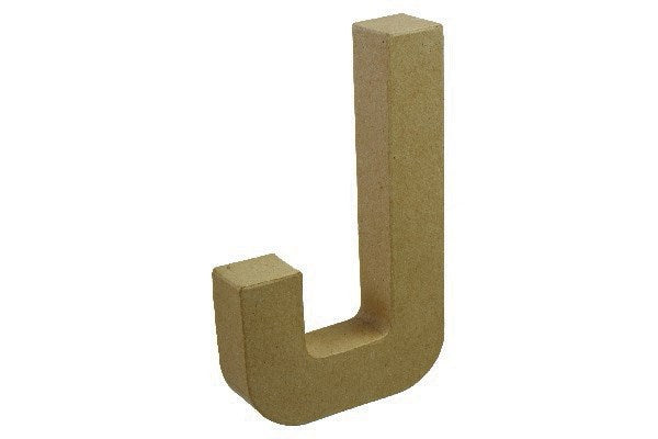 Papbogstav J H20cm B11,5cm