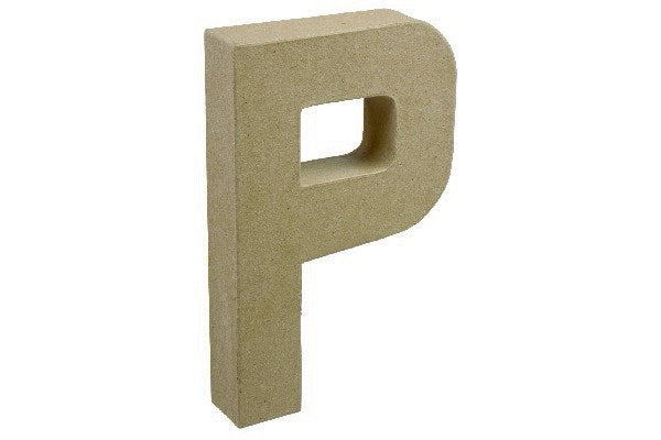 Papbogstav P H20cm B11,5cm