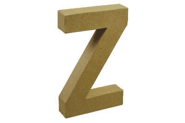 Papbogstav Z H20cm B11,5cm