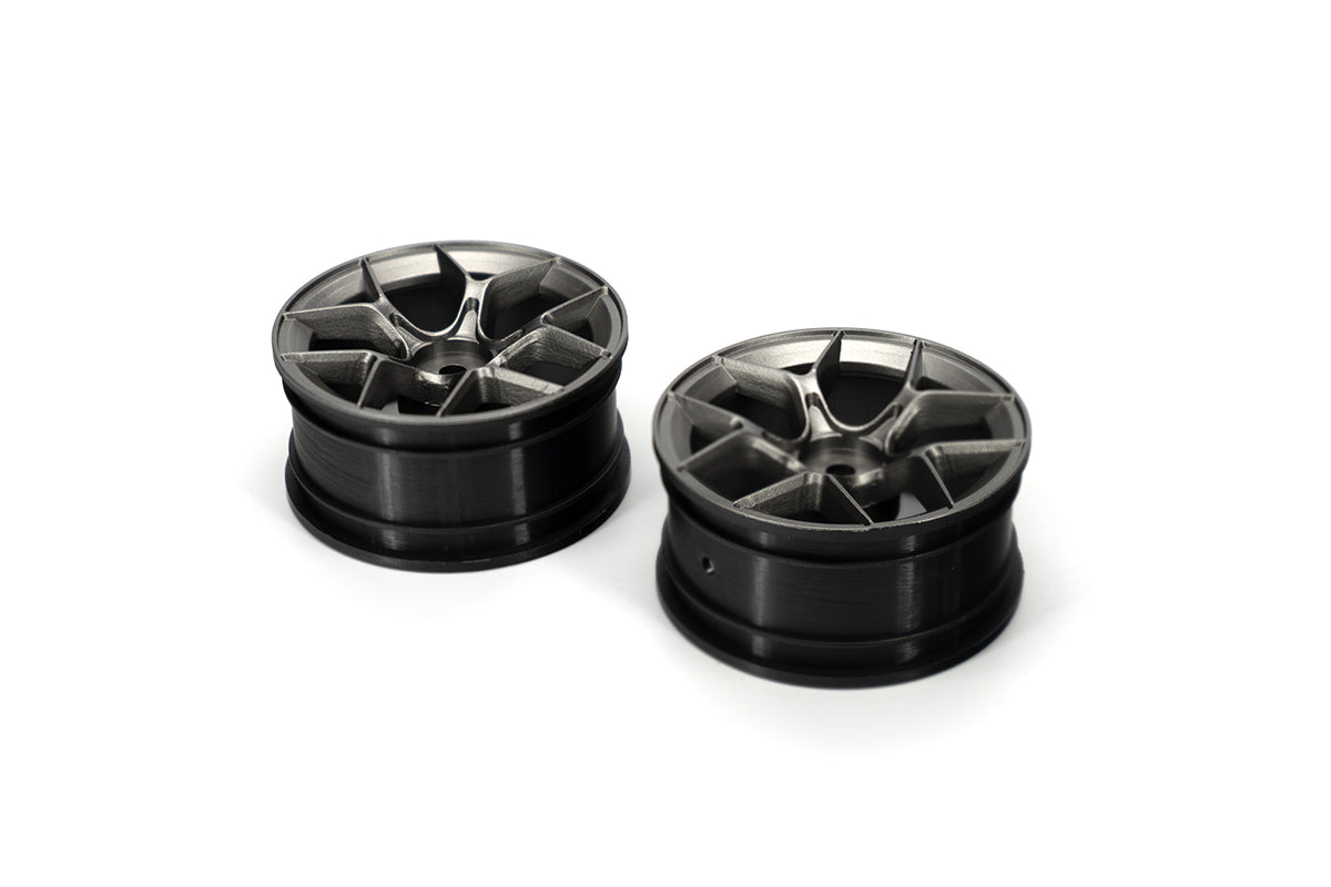 RTR Aero 5 Wheel 26mm Silver (3mm Offset/2pcs)