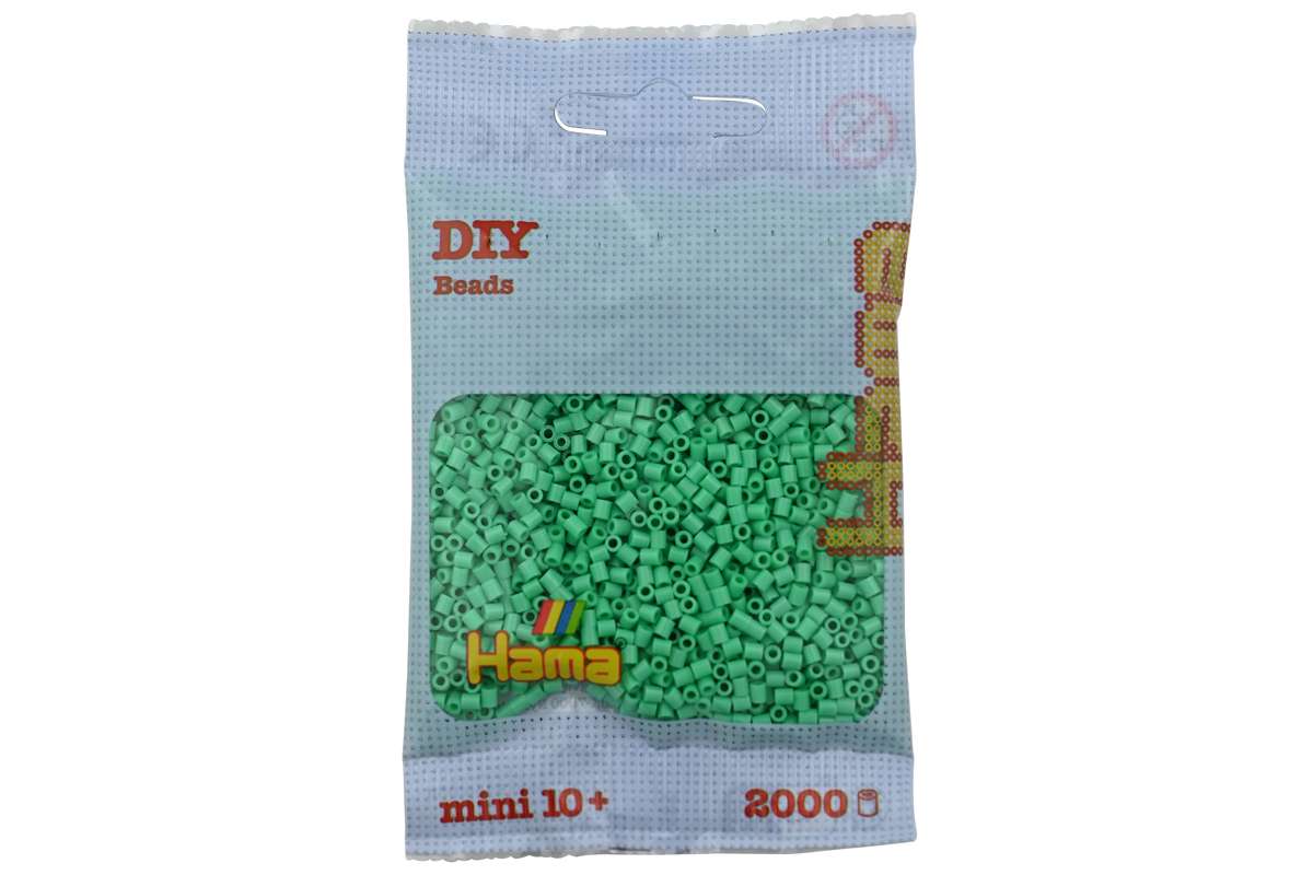 Hama mini perler 2000stk lysegrøn