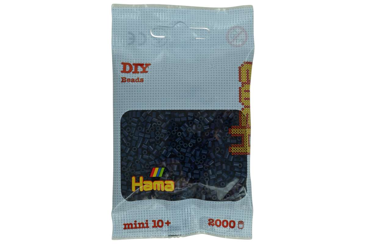 Hama mini perler 2000stk midnatsblå