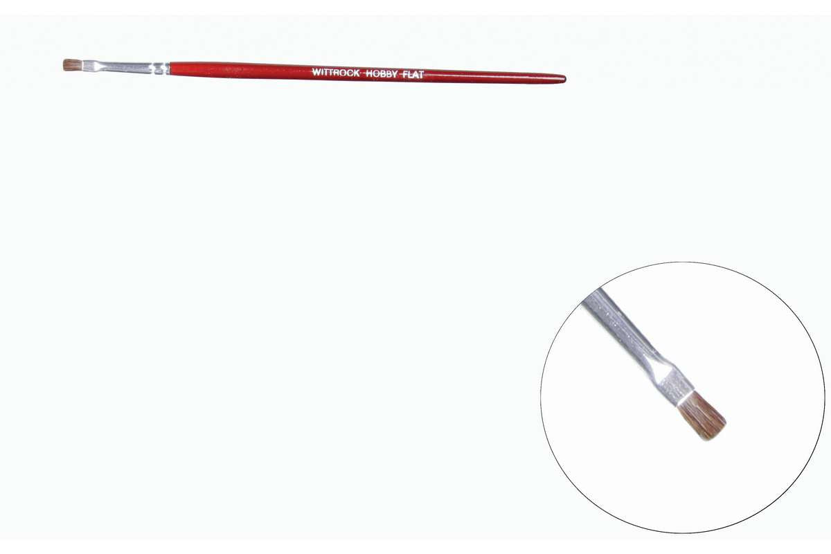 Hobby pensel 2 flad/fin