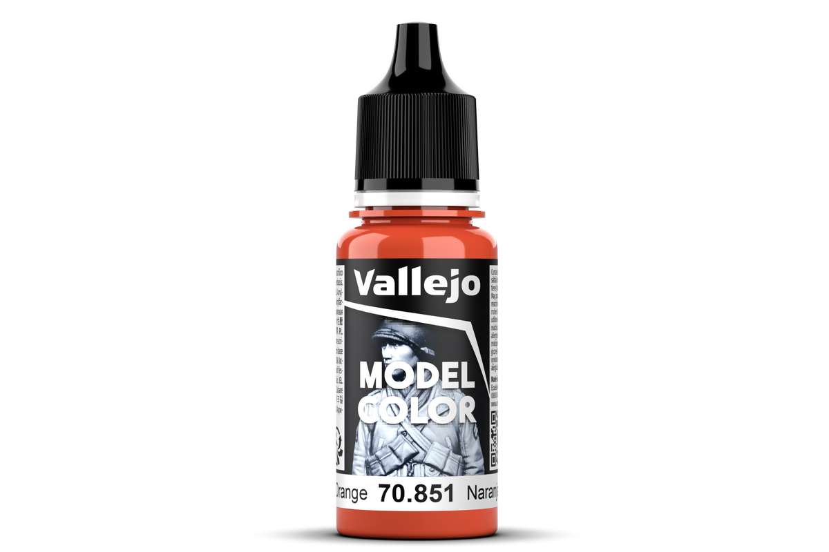 Bright orange mat 18ml