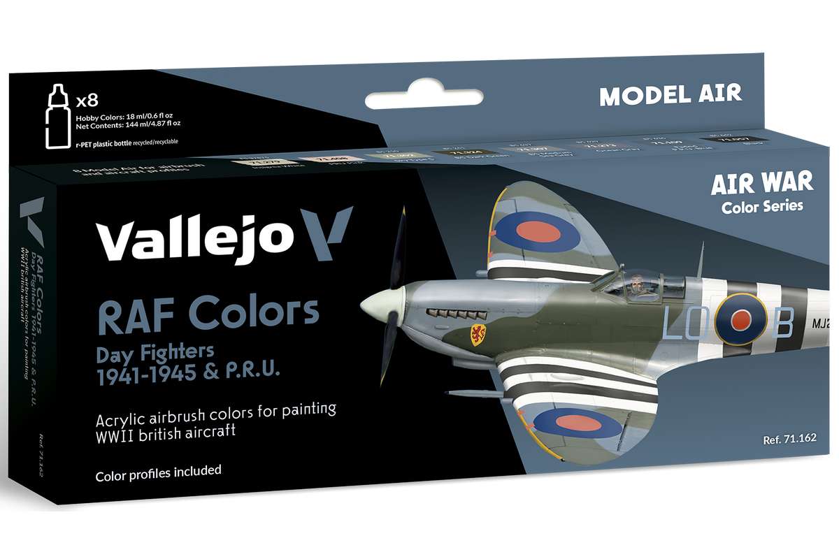 WWII RAF Day Fighters 1941-1945 & P.R.U. 8x18ml