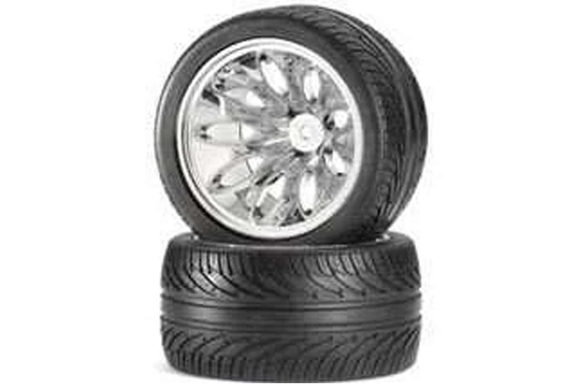 Truggy tyre/ wheel rim set On-Road (2)