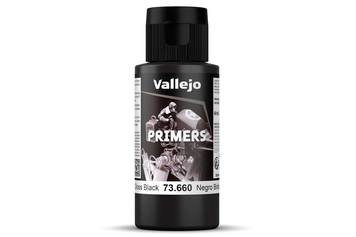 Auxiliary Gloss Black Primer, 60ml.