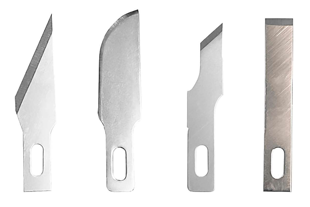 Set of 5 assorted blades for Knife no. 1