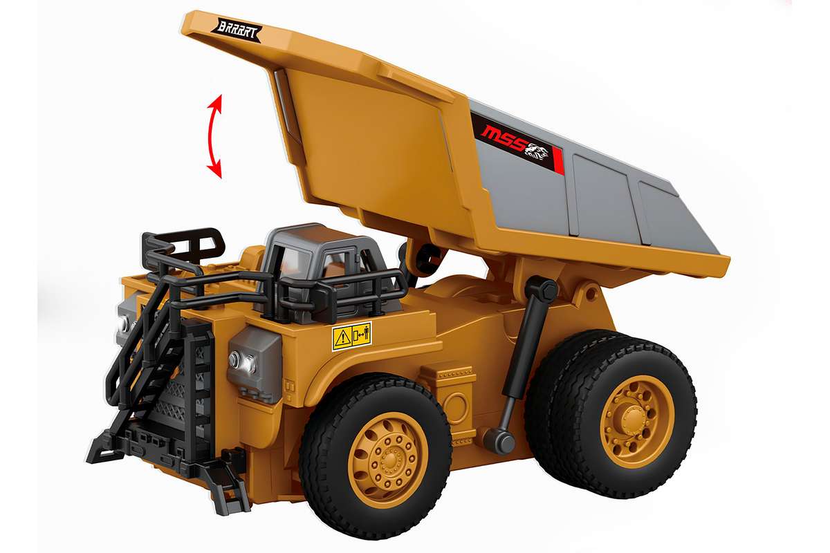 Dump Truck R/C 1:64 2,4GHz 3,7V Li-Ion, 8 channels