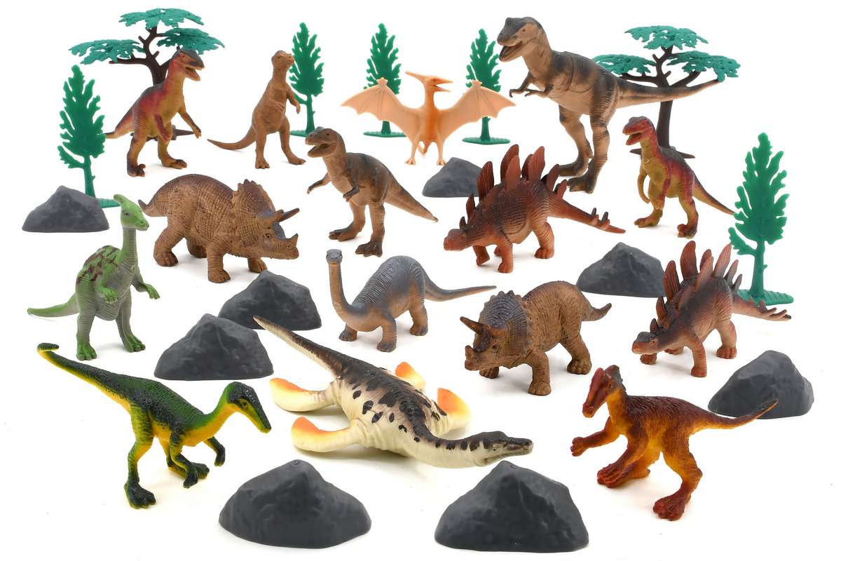 Dinosaur 30pcs in 3,2L bucket