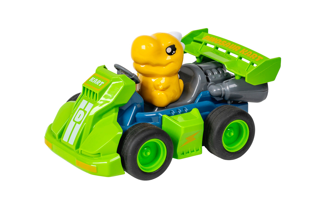 Dinosaur RC-Kart w/light and sound 2,4GHz