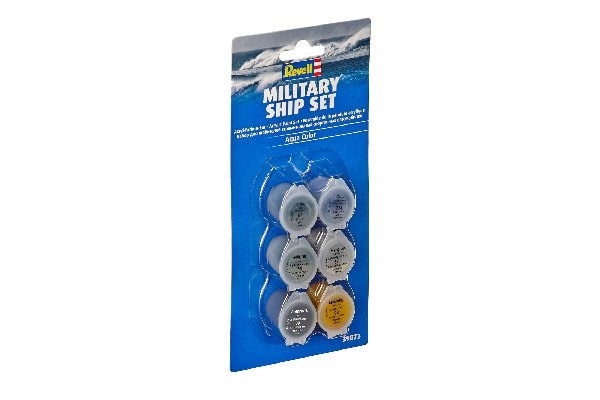 Military Ship set aqua color acrylic 6x5ml