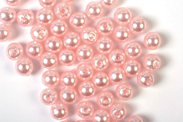 Voksperler 3mm 500g l.rød