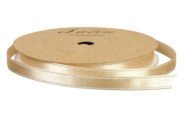 Satinbånd 3mm 10m creme