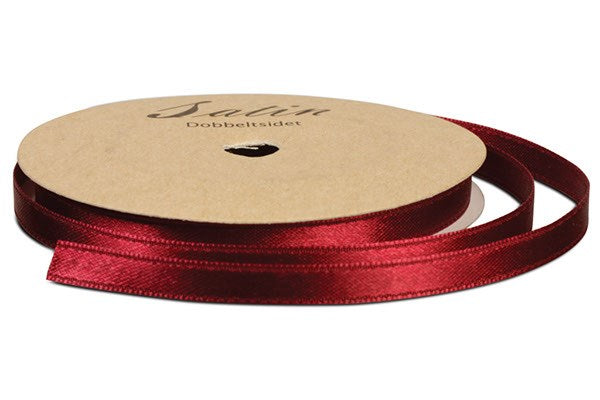 Satinbånd 10mm 10m bordeaux