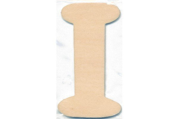 Træbogstav I 10cm x 4mm