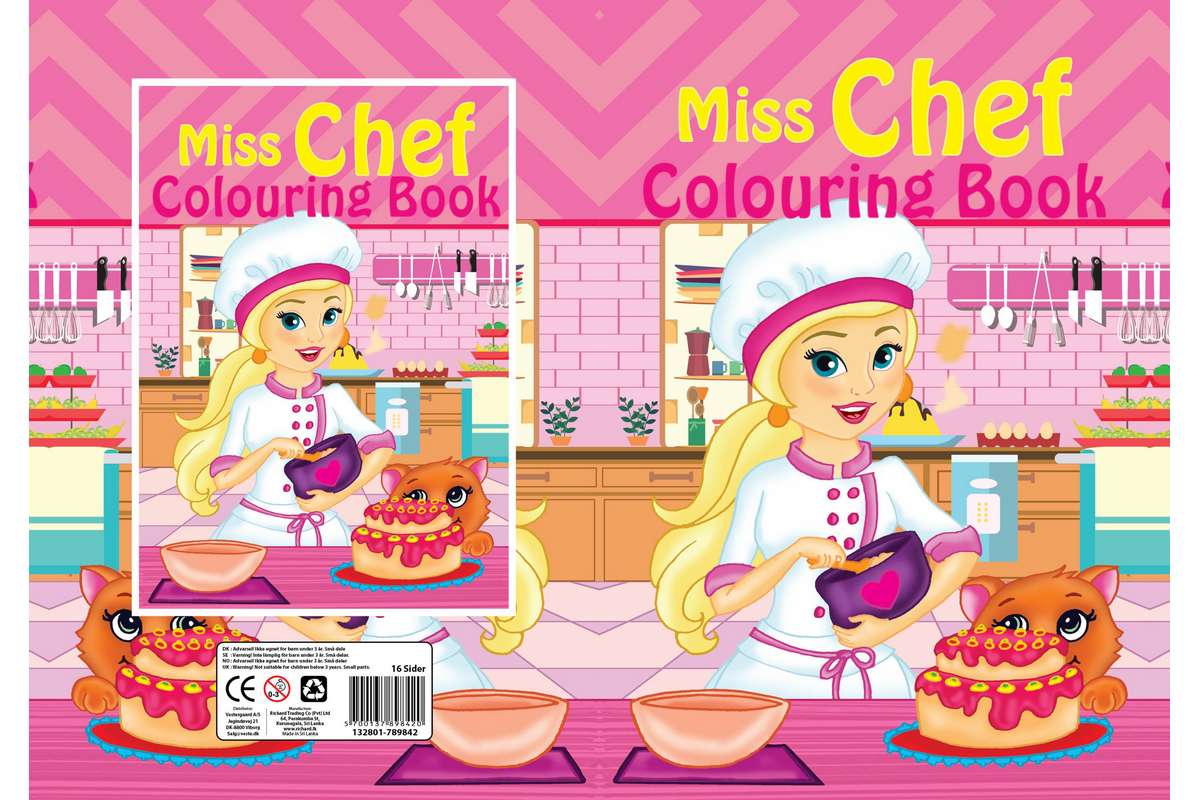 Malebog A4 Miss Chef 16 sider