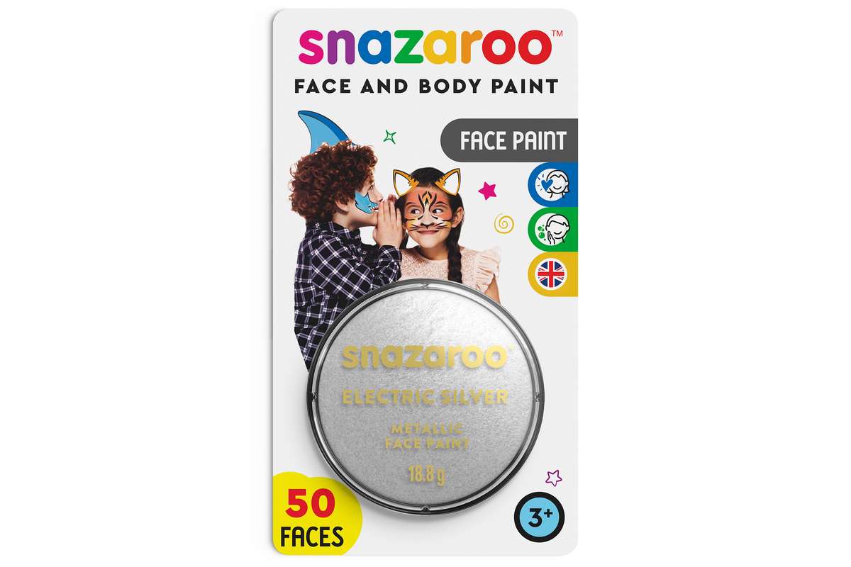 Sminkefarve 18ml blister silver
