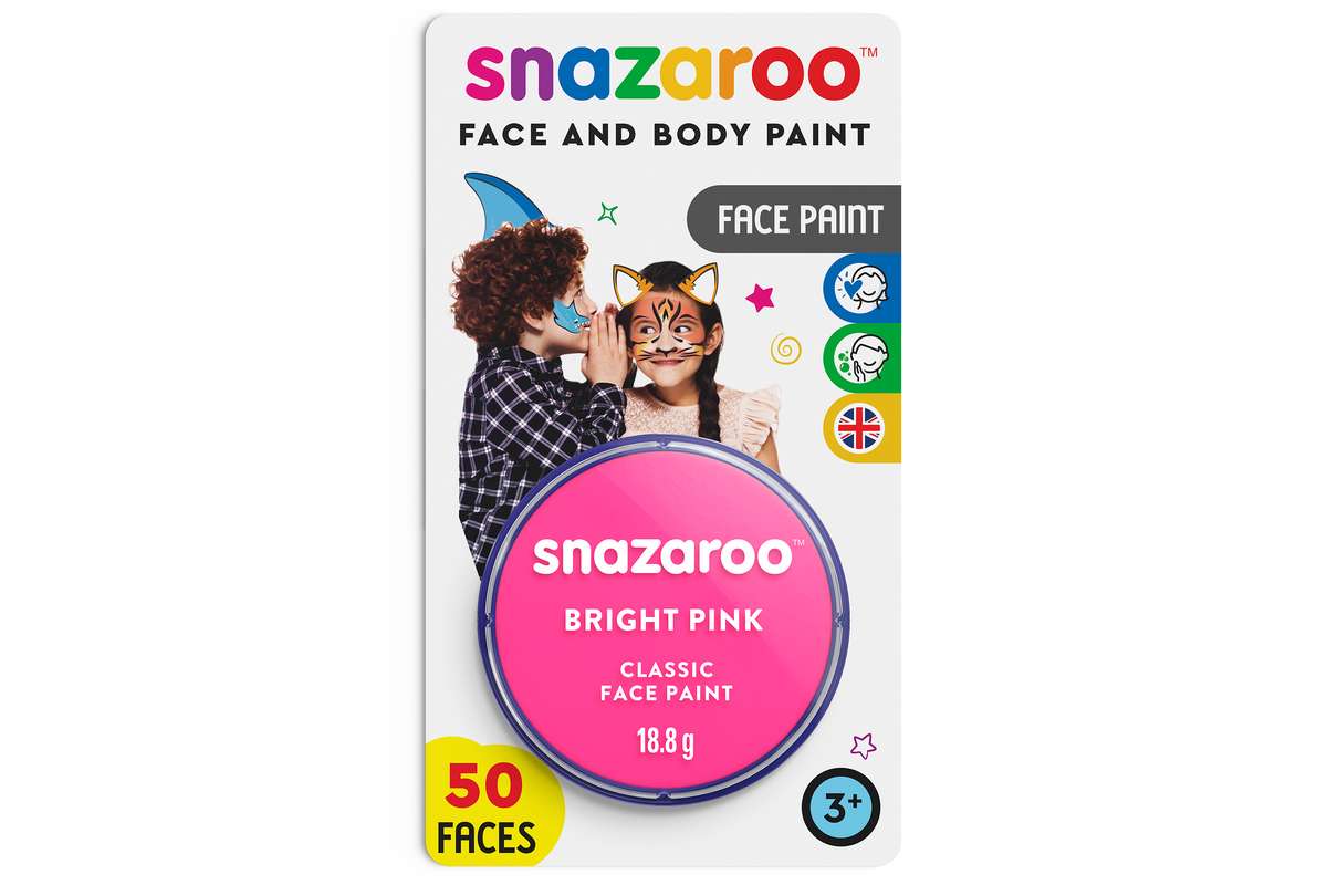 Sminkefarve 18ml blister bright pink