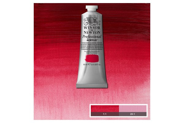 Proff. acrylic 60ml permanent alizarin crimson 466