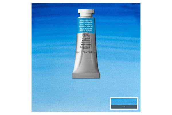 Watercolour prof 14ml Winsor Blue, green shade 707