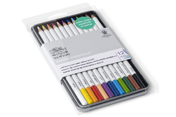 Precision watercolour pencil 12pcs in tin box