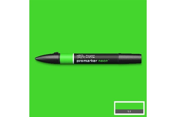 Neonmarker glowing green