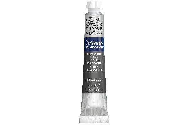 Cotman watercolour 8ml Iridescent Black Row 473