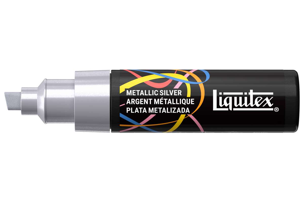 LQX Marker 8mm metallic silver