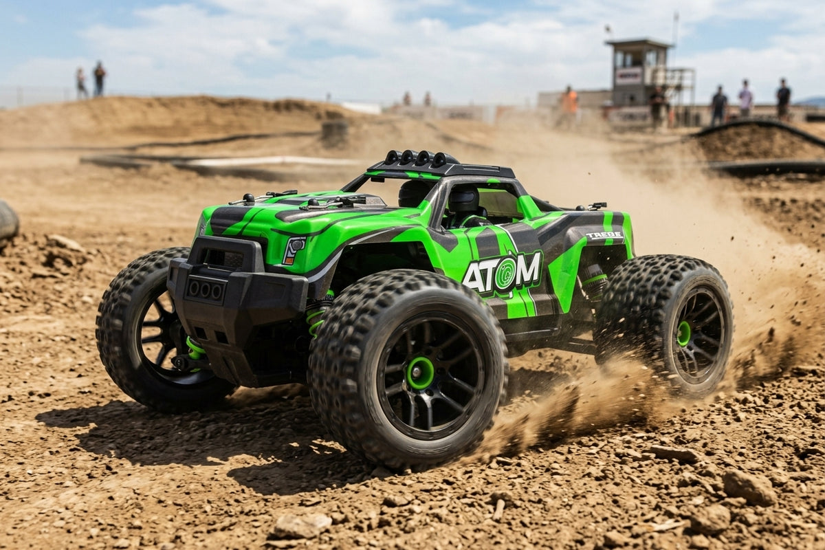 Atom AT1 1/18 4WD Electric Truck - Green
