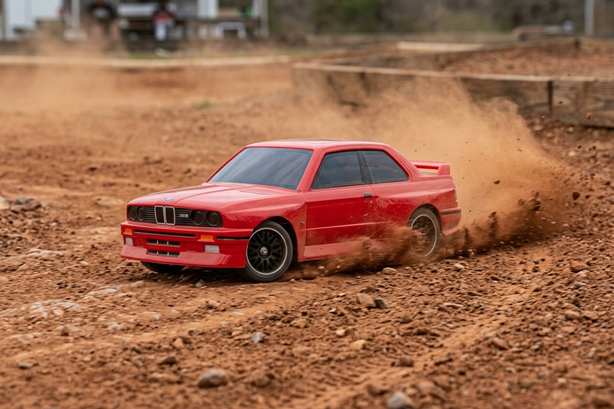 nano-TTR 1989 BMW M3 E30 Ravaglia - Red - Car Only