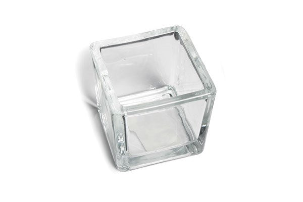 Glasstage til fyrfadslys 5x5cm