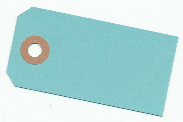 Manillamærke 40x80mm 10stk lyseblå