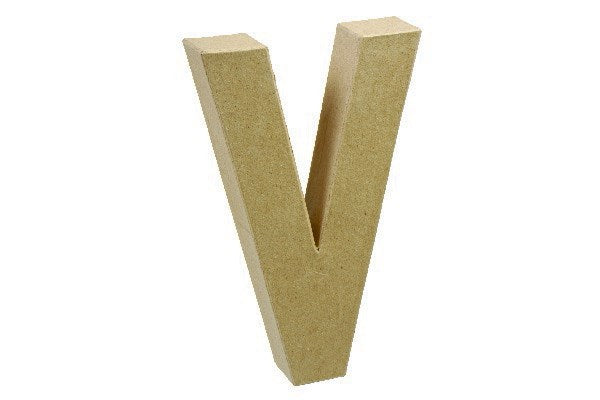 Papbogstav V H20cm B11,5cm