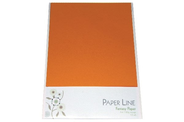 Fantasy karton 180g A4 10stk i pakke orange