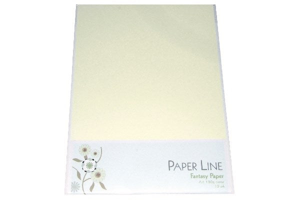 Fantasy karton 180g A4 10stk i pakke creme