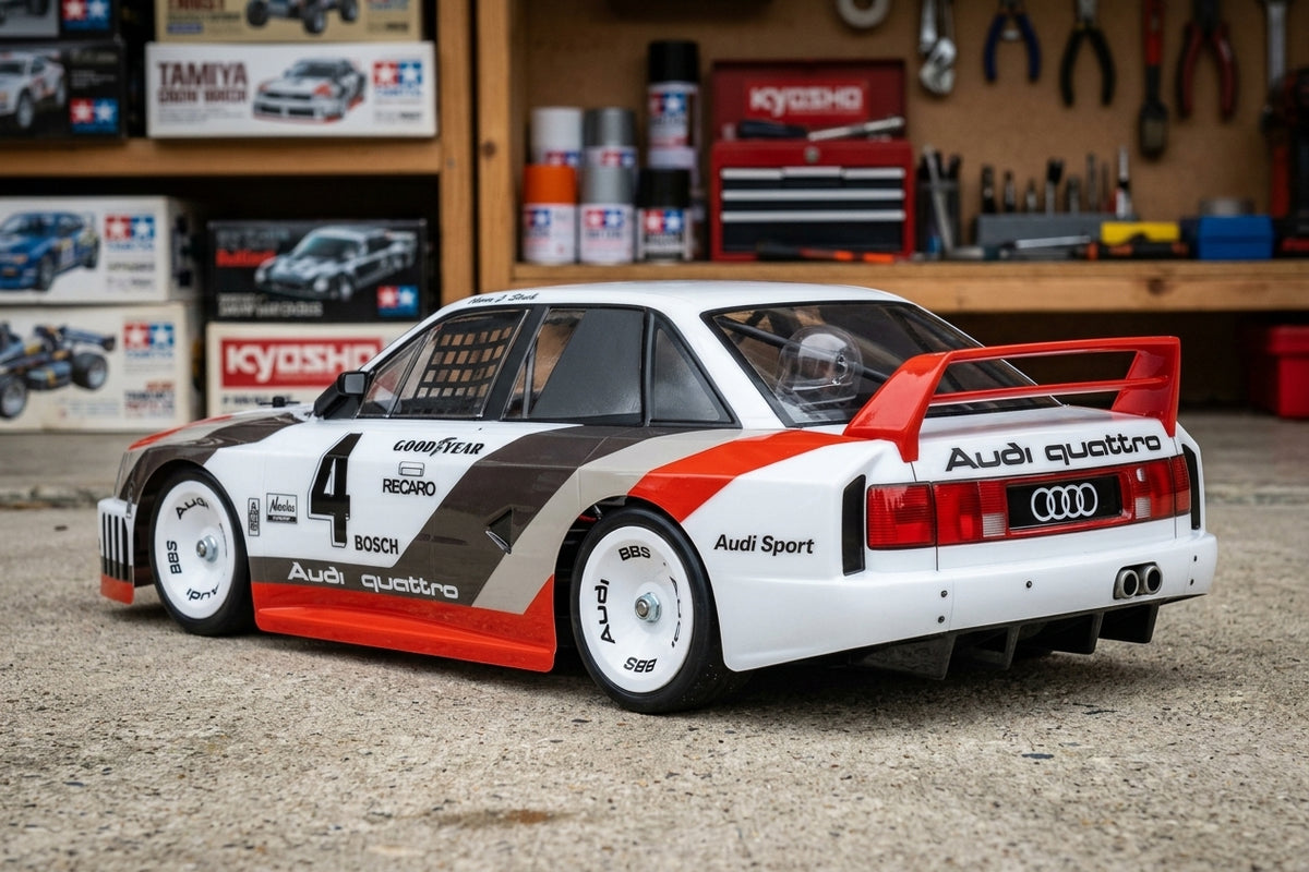 1/10 R/C Audi 90 quattro Racing (Painted Body)