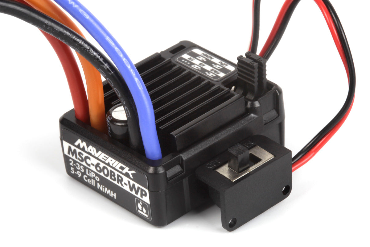 MSC-60BR-WP Waterproof ESC With Tamiya Plug 60A