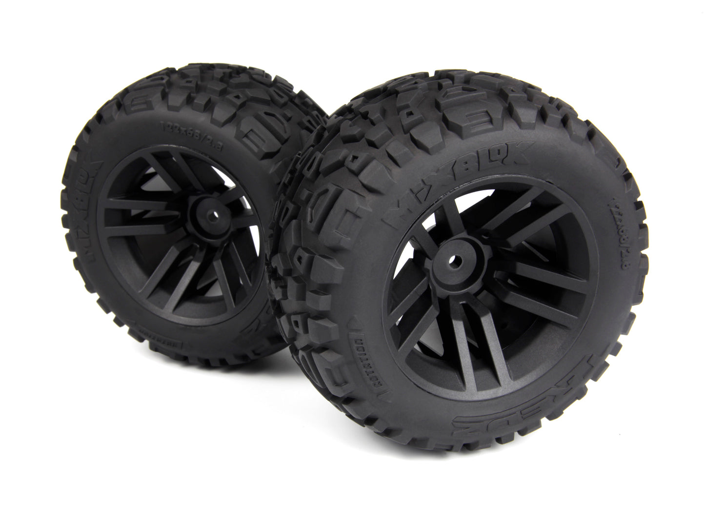 Mounted MixBlok Tire on XT Wheel (Black/2pcs)
