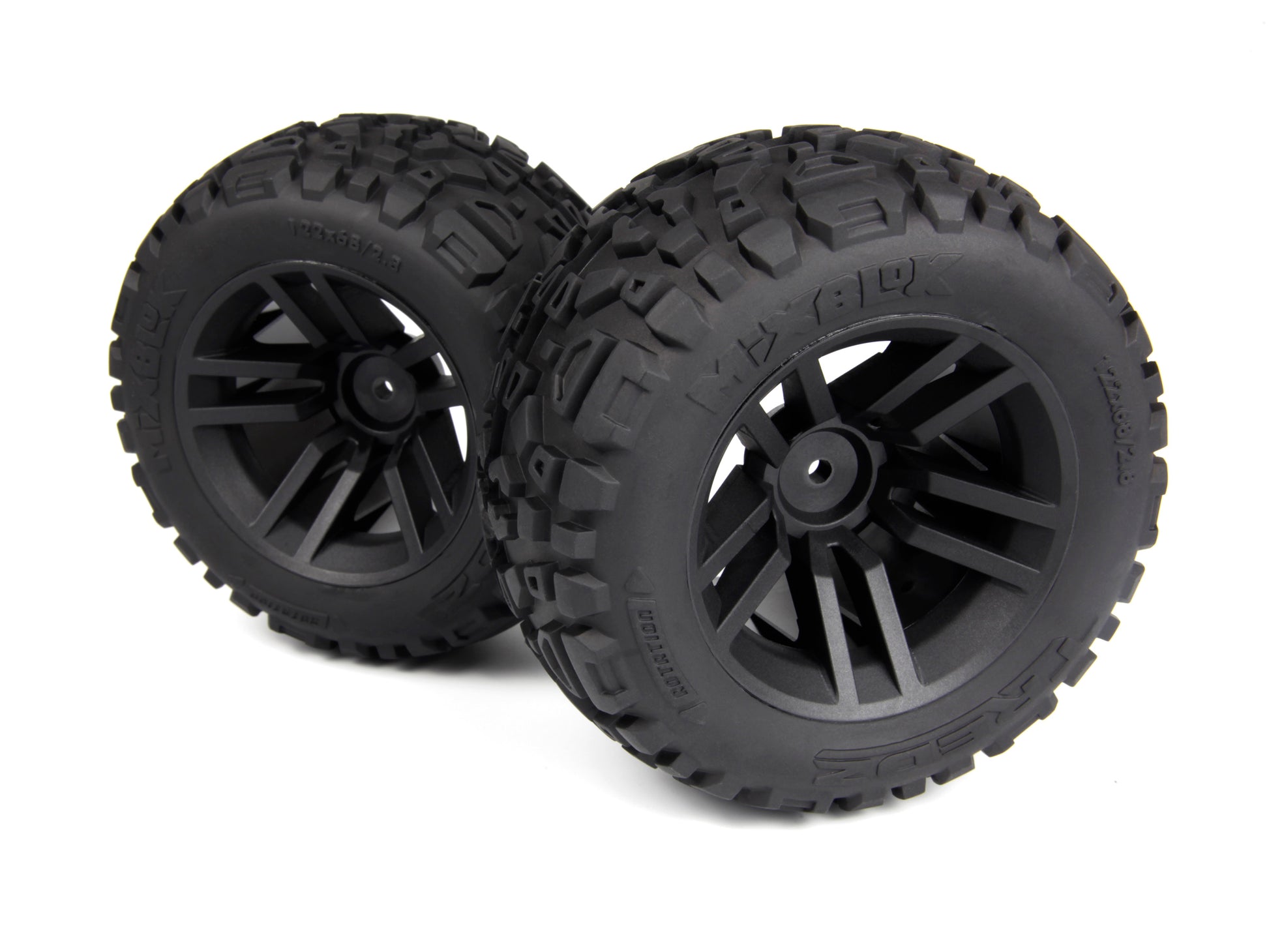 Mounted MixBlok Tire on XT Wheel (Black/2pcs)
