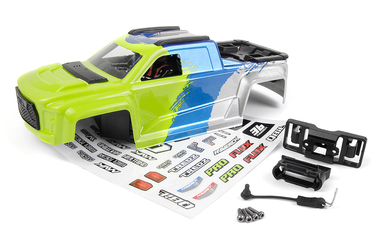 Qbit MT Printed Body PC - Fluoro Green