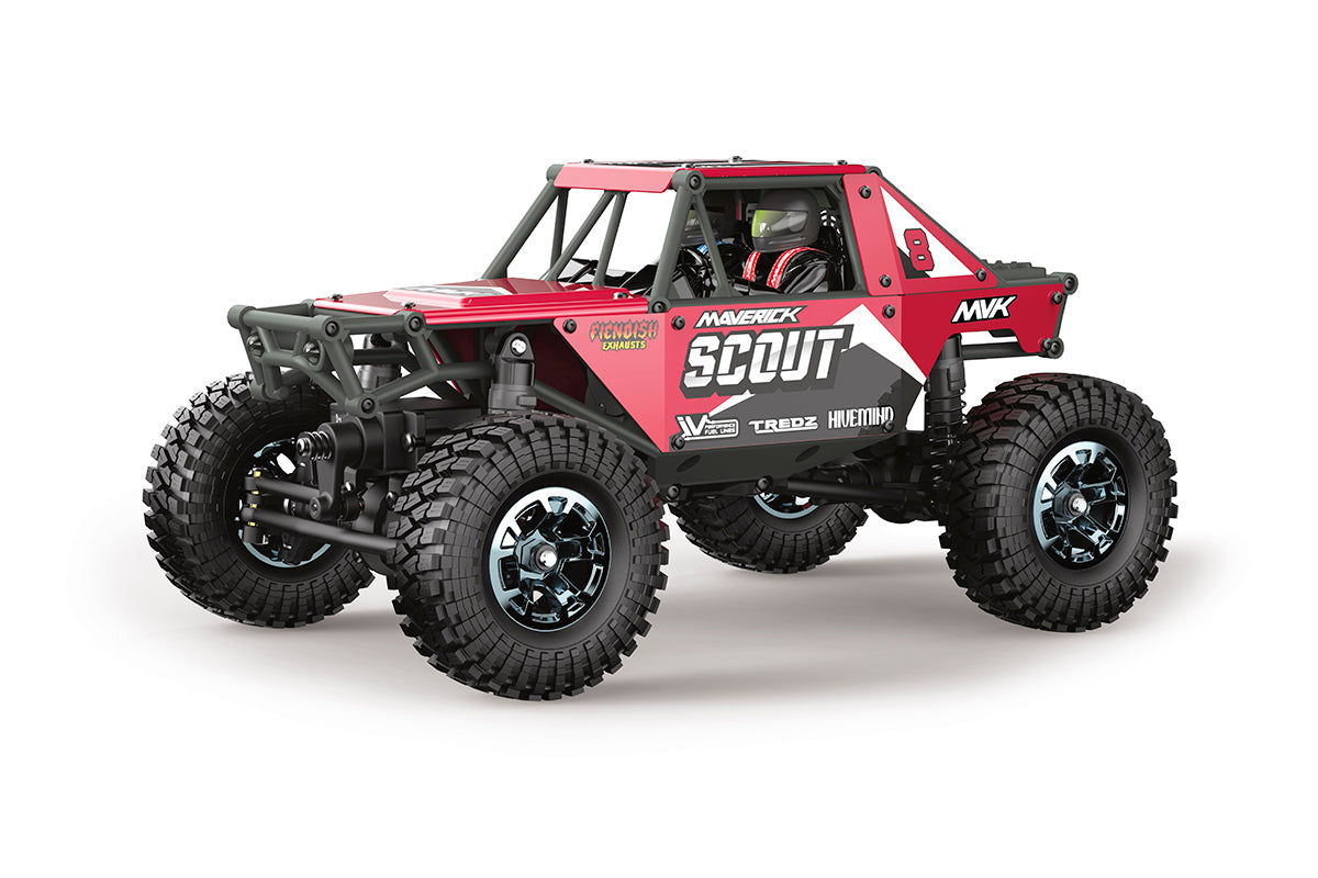 Scout-24 1/24th Rock Crawler - Red