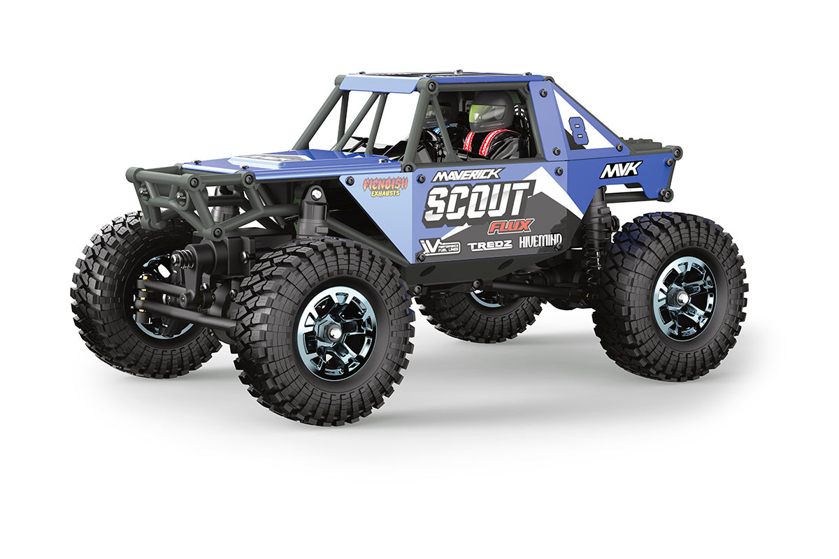 Scout-24 Flux 1/24th Rock Crawler - Blue