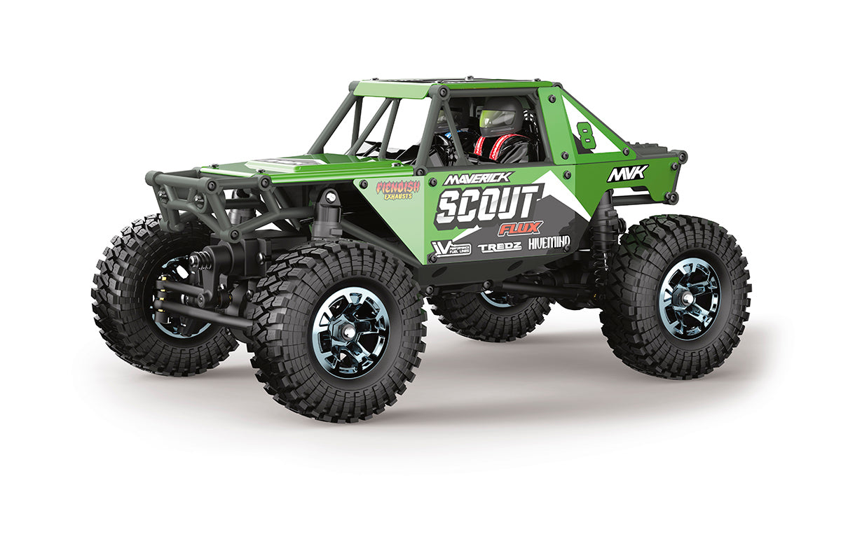 Scout-24 Flux 1/24th Rock Crawler - Green