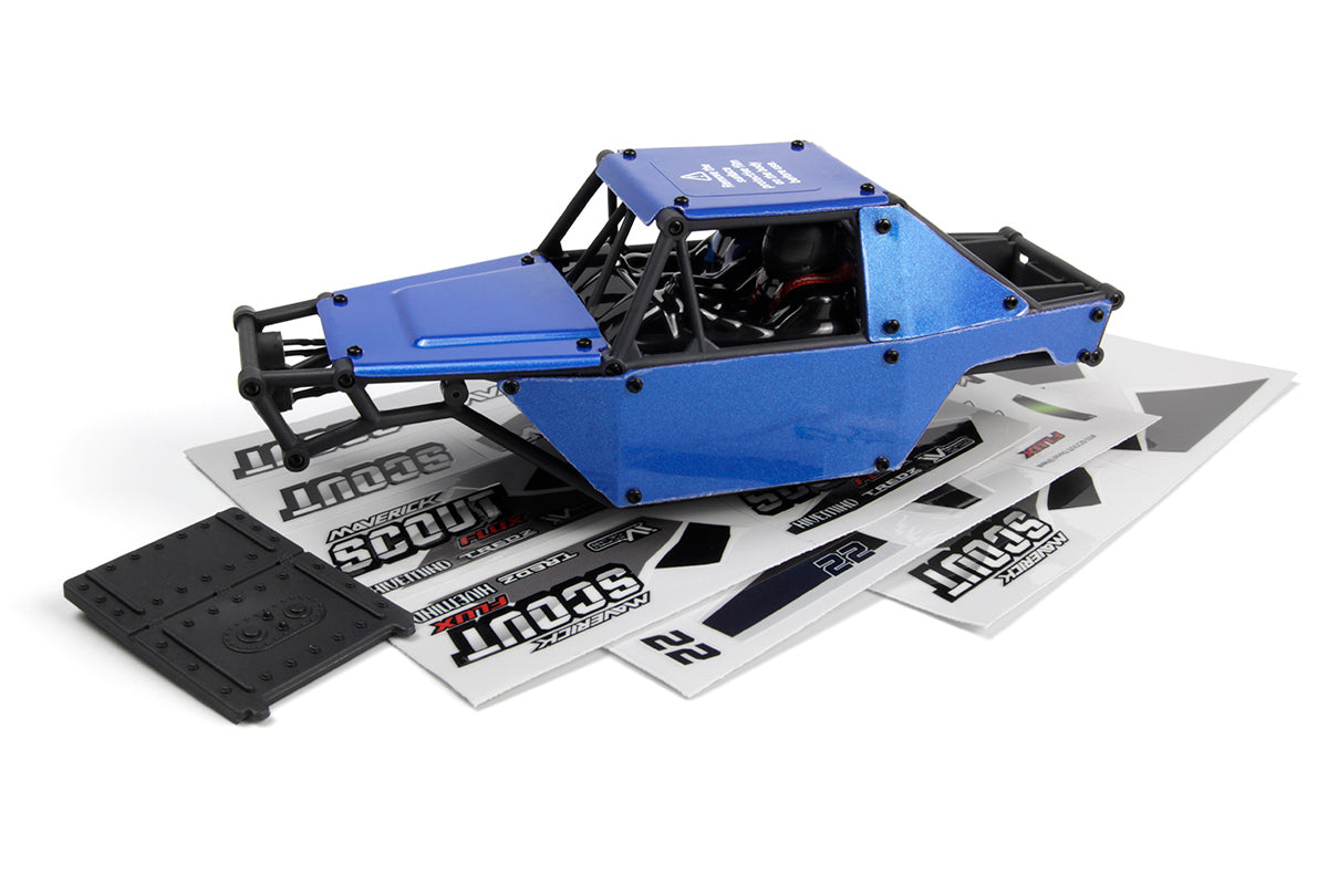 Scout-24 1/24th Rock Crawler - Printed Body - Blue