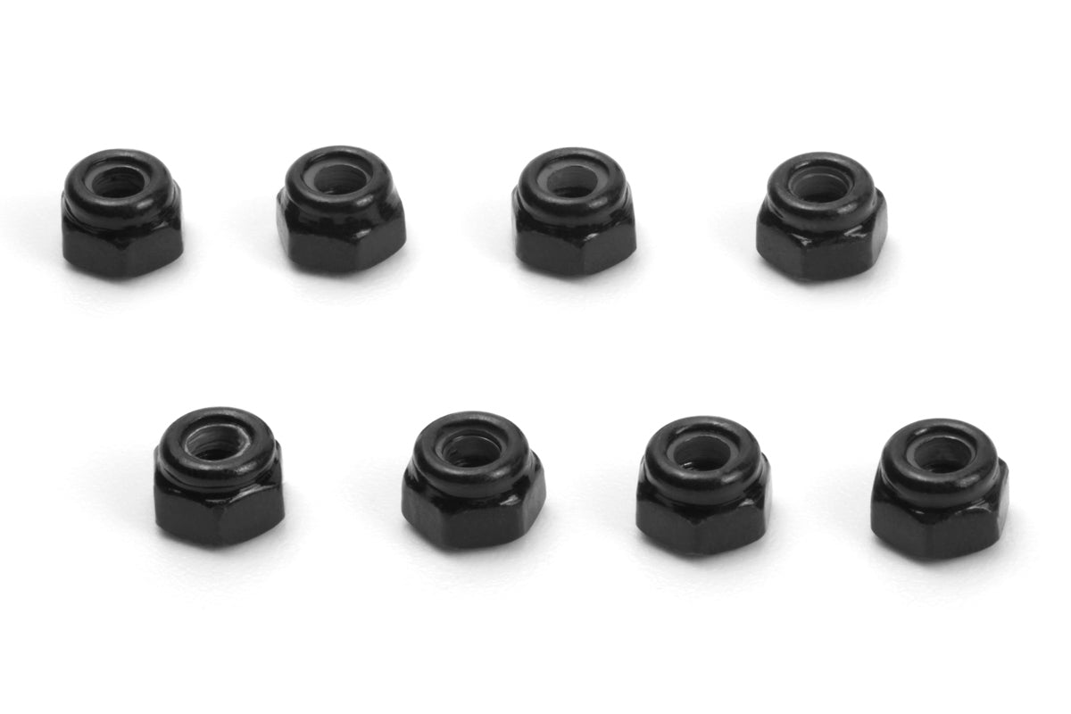 Flanged Lock Nut M2.5 (8pcs)