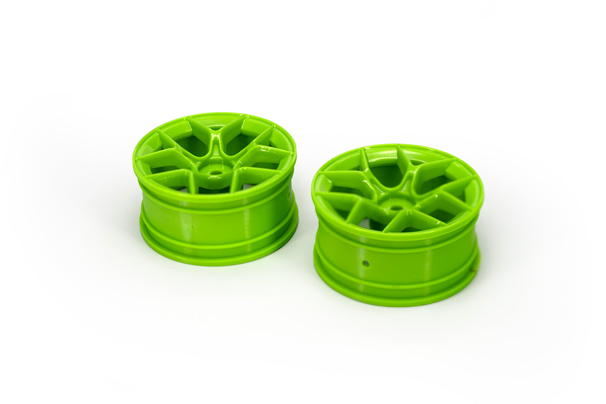 RTR Aero 5 Wheel 26mm Green (3mm Offset/2pcs)