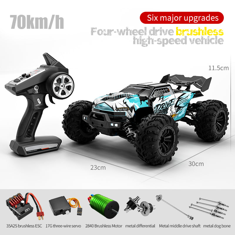 Fjernstyret Bil - Monster X (70 km/t, 4WD Brushless