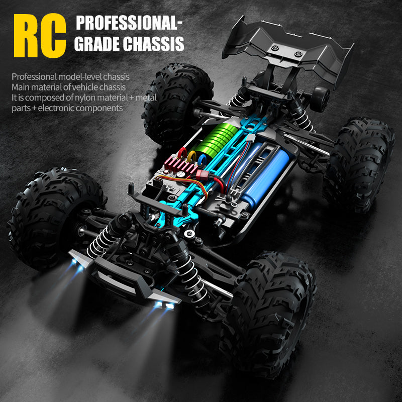 Fjernstyret Bil - Monster X (70 km/t, 4WD Brushless