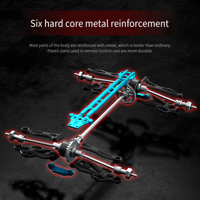 Fjernstyret Bil - Monster X (70 km/t, 4WD Brushless